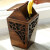 标燕  复古带盖配卡口 摇盖式木质复古木纹中式垃圾桶ZTT-LJT9023