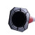 橡胶路锥雪糕筒 塑料锥形帽桶 反光安全路障伸缩圆锥 警示牌柱隔离墩 橡胶-高60cm-重2.3斤