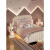 宜家（e-home）【官方直销】创意床头柜儿l童房小型收纳台灯兔子 粉色兔兔床头柜+木质抽屉 组装