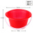 适用于百货红色油漆桶鸡蛋喜蛋小红桶塑料水桶涂刷儿童调漆桶工业 小号无盖2升
