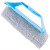 海斯迪克 HKY-103 可折叠清洁刷窗户缝隙 多功能清洁工具玻璃擦桌子 抹布除尘凹槽沟刷子 凹槽刷蓝色+1布