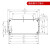 锢丰(GOF)80-40铝合金仪表仪器外壳防水铝接线配适器铝型材控制器电源盒防摔散热DIY定制K13 80-40-100 喷砂银白