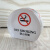 禁止吸烟 告示牌 禁烟 亚克力台卡台牌 指示牌 桌牌 白色圆弧款 黑色请勿吸烟提示牌85X70mm