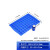 华科扬创 多格分格箱收纳盒零件盒分类盘塑料周转箱修理专用箱螺丝盒 19号高60格-蓝色580*370*35mm