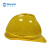 Raxwell Eco-1 安全帽HDPE 新国标耐低温电绝缘 带透气孔  黄色1顶 RW5130