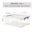 定制乌龟周转箱过滤造景塑料专养龟缸透明生态箱生物养鱼养殖箱子 矮款60#L外径-60x42.2x23cm