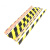 比鹤迖 BHD-8920 PU工业安全警示防撞条/自粘 黑黄U型100x4x2x0.8cm 1条