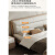 坚惠北欧软包实木床现代简约1.8米主卧室双人大床1.5轻奢储物婚床家具 大抽屉高箱床 1.8*2.0m