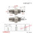 定制小型气动微型迷你气缸针型作用螺纹笔型CJPB62FCDJP2B102FCJ1B4-15B CJPB10-15