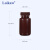 广口加厚大口HDPE塑料瓶塑料圆瓶聚PP白样品棕色留样瓶半透明试剂 HDPE(棕色)30ml10个洁净包装