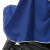 稳斯坦 WF020 单人双帽檐反光摩托车雨披 防护钓鱼防暴雨骑行 3XL宝蓝色可拆连体雨衣