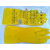 康宝双层黄色乳胶手套 务洗碗衣防水耐酸碱劳保工业橡胶手套 黄色牛筋 黄色牛筋 L