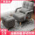 木普森懒人沙发可调节实木单人小户型阳台沙发椅客厅卧室懒人靠背椅子 浅灰色沙发+凳储物(防水3D面料)