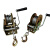 手摇绞盘 绞车 手动卷扬机 小型自锁家用钢丝绳吊机提升机牵引机 1400磅X85米钢丝绳