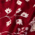 NMT欧美时尚高端羊绒保暖围巾手工法国蕾丝缝接刺绣烫钻晚宴礼服披肩 波尔多红 礼盒装