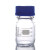 定制 schott肖特瓶螺口蓝盖瓶透明透明丝口蓝盖试剂瓶25 50 100ml肖特瓶
