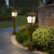 草坪灯欧式户外防水花园别墅方形草地灯室外高路灯LED 高1.4米-双色-黑色