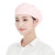 承琉纺织女工工作帽子一次性网帽工厂厂防尘透气车间卫生 粉红色