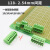 JM128-2.54/3.5/3.81/5.0/5.08/7.5螺钉式PCB接线端子可拼接绿色 2P(128-3.5铜环保)