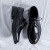 麦迪传奇皮鞋男士商务正装夏季英伦休闲感新郎西装鞋- 黑色 38