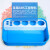 ABS治疗盘消毒盘换药杯塑料托盘全套不锈钢收纳盒 ABS换药盘31*21*5配瓶 蓝色