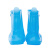 谋福（CNMF）防雨鞋套PVC注塑一体成型加厚耐磨成人脚套 （中筒蓝色） XL(40-41码） 