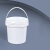 科睿才实验室螺旋塑料带盖涂料加厚手提桶工业实验桶 1LK压盖款-2个装 螺旋塑料桶 79699 
