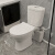 LISM别墅地下室污水提升器厨房厕所污水提升泵全自动降噪粉碎马桶 Pro750商用高扬程款饭店奶