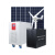 太阳能发电机5000W220v风光锂电市电互补全套光伏大 1200W锂电发电+400W风机送线+光