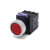 上海天逸电器 φ22mm圆形带灯平头按钮1NO1NC(红) 12只/盒 28盒/箱 LA42(V)SPD-11/AC220V/R