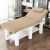 折叠美容床美容院专用床理疗床带洞推拿床家用艾灸床 180*60方头棕色s置物板