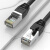 超六类网线千兆网络跳线屏蔽监控宽带线高速铜CAT6网线 黑色 5m
