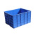 收纳盒餐馆配送带盖塑料水产箱养龟物料餐具箱不含税运 3#清洁箱：520*360*230mm 蓝色