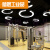 LED吊灯圆形六边形Y形人字形造型灯洗车店网吧商超舞蹈使用 云朵款60W-直径80cm