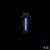 氚气管 氚气管钥匙扣 不锈钢吊坠 挂坠 夜光荧光自发光棒HZD 光面款 冰蓝色 含一根3.5*25mm氚