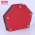 麦锐欧 焊接定位器 吸铁多角度直角斜角电焊辅助工具 六边形大号75LBS（吸附力33KG）红色