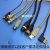 加工焊接 注胶航空插头GX16 M12 2芯至12P公母延长圆形连接线端子 订做USB线