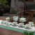 汉唐青瓷可开片盖碗套组家用功夫茶具公道杯套装茶杯哥窑整套瓷器 单个青瓷暗香杯