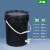 尚留鑫 手提塑料桶20L黑色带龙头水桶加厚储水洗手桶
