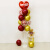 旭杉斯金婚纪念日50年场景布置结婚50周年气球发光桌飘爸妈房间创意装饰 红金婚桌飘高约1米