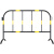 304黄黑不锈钢铁马护栏水马安全围栏围档路障市政道路施工隔离墩 胶马款