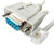 USB转RJ12 6P水晶头通讯线 RS232人机界面通讯线替OP-26486 白色  3.0m