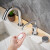 圣雪（SHENGXUE）自动感应皂液器台盆水龙头式卫生间洗手台泡沫洗手液机商用洗 (9413圆)滴液电池(高度12CM)