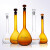 透明A级玻璃容量瓶10 25 50 100 200 250 500 1000ml 棕色梨形量瓶 棕色250ml