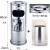 烟头烟台 垃圾桶室外立式户外烟蒂落地灭烟灰烟灰缸柱烟头收集器 N73-24*60CM带内桶