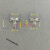 SEM凹槽钉形扫描电镜样品台FEI/ZEISS蔡司Tescan直径12.7 90度台25mmX9.5mm钉腿长