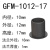 易格斯GFM-0810120910-05679工程塑料法兰轴承套自润滑衬套耐磨套 GFM-1012-17