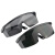 添新焊友电焊眼镜防飞溅防冲击劳保眼镜焊工专用防护眼镜 T2-墨绿