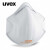优唯斯（UVEX）FFP2口罩2200 防粉尘防飞沫头带式无呼吸阀 20只/盒 白色
