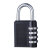FACE MINI LRT-346  密码锁挂锁 行李箱健身房防盗锁 四位锌合金 黑色 两个装 48h 